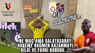 NE MAÇ AMA GALATASARAY 4-TRABZONSPOR 3  (TEPKİ) #galatasaray #trabzonspor