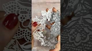  ASMR Papercrafting  #cardmaking #craft #crafting #diecutting #floralcard #papercraft