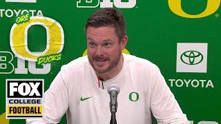 Postgame Interview: Dan Lanning on Oregon defeating Oregon State, 49-14  | FOX College Football