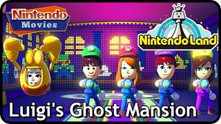 Nintendo Land - Luigi's Ghost Mansion Compilation (5 Players, Maurits, Rik, Danique, Thessy, Anja)