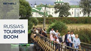 Russia attracts tourists despite global isolation