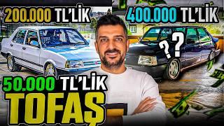 En Ucuz vs En Pahalı Tofaş | 50 Bin TL 200 Bin TL 400 Bin TL