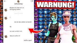 DerFruchtzwerg scammt Accounts seiner Zuschauer..?  | WARNUNG! - Fortnite Battle Royale