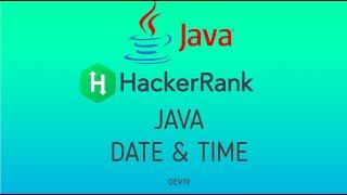 #12 Java Date & Time | Hackerrank Java Solutions