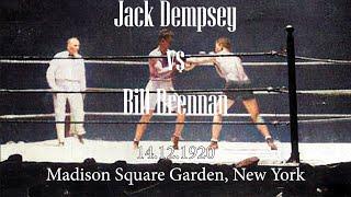 Jack Dempsey vs Bill Brennan II in HD Colorized - 14.12.1920 (extended highlights)