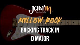 Mellow Rock Guitar Backing Track in D Major