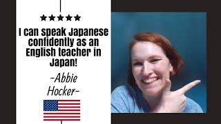 Right After 30 hours Sessions! Abbie Hocker - Experience of Japan Language Factory