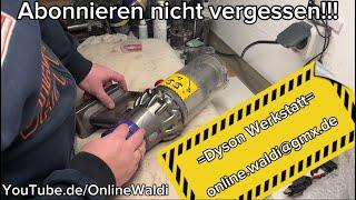 =Dyson Werkstatt= Neues Paket Motor und Taste wechseln Dyson V10 SV12 Motor Boing Pulsiert Stottert