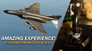 The best FFB experience! | Moza AB9 FFB base with the F-4E Phantom II in DCS World