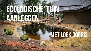 Loek Gorris bouwt ecologische permacultuur tuin met natuurlijke vijver. Ik ging mee!