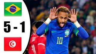 Brazil vs Tunisia 5-1 All Goals & Highlights 27/09/2022 HD