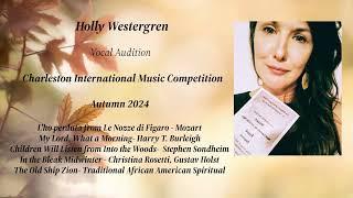 Charleston International Music Competition (Autumn 2024) / Holly Westergren