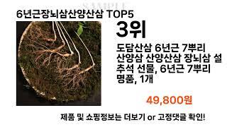 6년근장뇌삼산양산삼 쇼핑순위 베스트 5위