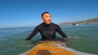 My First Ever Caught on GoPro Barrel Ride at Linda Mar