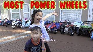 WORLD BIGGEST Power Wheels Ride on Car Collections