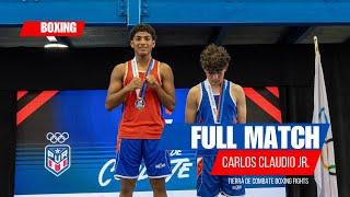 Carlos Claudio Jr. 14 years old Puerto Rican boxing future super star in his 4 Fight boxing journey