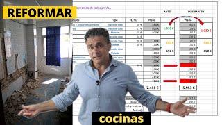  REFORMAR la cocina …Dónde ahorrar? Qué cambio?...PRECIOS 