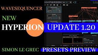 Tracktion Software | Amazing Hyperion v1.20 | Presets Preview