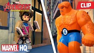 Gambit and The Thing's Card Game | LEGO Marvel Avengers: Mission Demolition