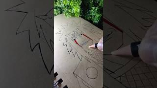 Drawing Jiraiya sensei |#art #naruto #shorts