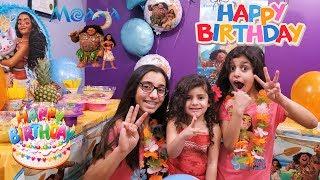 MOANA'S  Birthday party!! Sally turns 3!!!