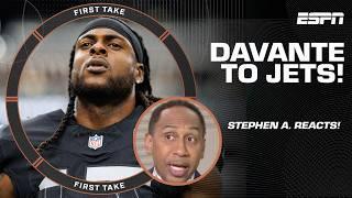  BREAKING  Stephen A.'s FIRST REACTION to Davante Adams being traded to the Jets | First Take