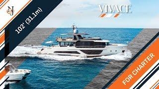 M/Y VIVACE for Charter | 102' (31.1m) Alpha Custom Yacht