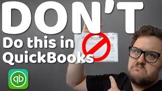 STOP! DO NOT DO THIS in QuickBooks Online (When Adding Bank Transactions)