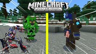 REVIEW ADDON MOB TRANSFORMER DI MCPE 1.19 BY VelVoxel Raptor