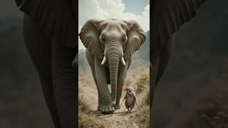 The Brave Mouse and the Elephant #cartoons #rescueanimals #kidscontent #cute #animals #cuteanimals