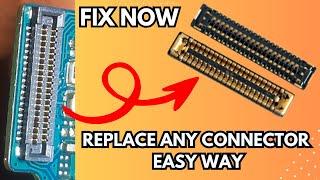 Replace Lcd Connector / Replace Any Connector / Mobile Repairing Videos / Broken Connector Fix Now