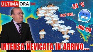 METEO ITALIA: NEVICATE ESTREME IN TUTTA LA PENISOLA, GELO SIBERIANO IN ARRIVO ANCHE IN PIANURA!