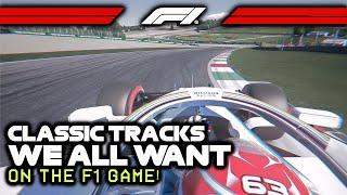 Classic F1 Tracks We ALL Want on the F1 Game