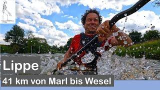 Untere Lippe von Marl bis Wesel Lippehafen (Missing Link II; Pakboats Quest & Prijon Enduro 450)