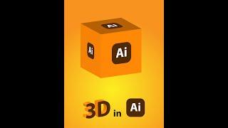 3D in illustrator | #illustrator  #Ai #illustrator #3D