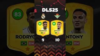DLS25 | Real Madrid vs Real Betis️ #dreamleaguesoccer2025 #dls25players #dls25