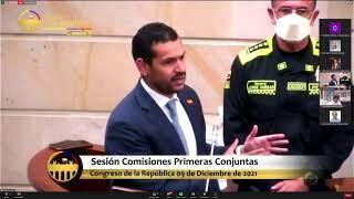 SESIÓN COMISIONES PRIMERAS CONJUNTAS - Cámara y Senado -  09/12/2021