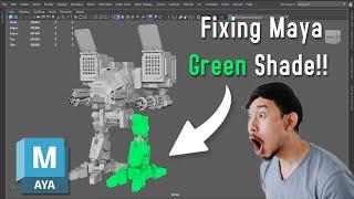 Fast Tips to Fix Green Shade & Material Errors in Maya!