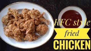 K F C style fried chicken