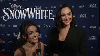 SNOW WHITE Gal Gadot & Rachel Zegler interview at D23 - August 9, 2024 4K