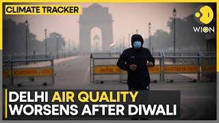 Delhi Air Pollution: Residents Defy Ban on Firecrackers | WION Climate Tracker | WION