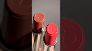 New Dior Lip Glow Shades (Mahogany & Gummy) Swatches in Natural Light  #lipbalm #makeup #shorts