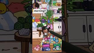 toca boca aesthetic morning routine! #tocaboca  #aesthetictocaroutine#dayinlife #aesthetic