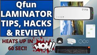 HACKS & TIPS QFUN LAMINATOR REVIEW & TEST