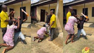 Young man cr!es as he returns from the UK to discover that his wife took his money to marry another