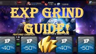 Exp Grind Guide - How to Level Up Fast in Marvel Contest of Champions!