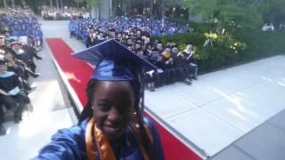 North Seattle College 2015 Commencement Ceremony--Student Speaker Selfie