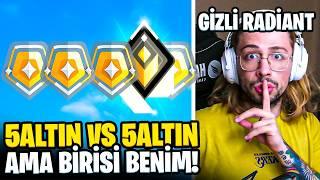 GOLD lobiye GİZLİ RADİANT soktuk! | Valorant