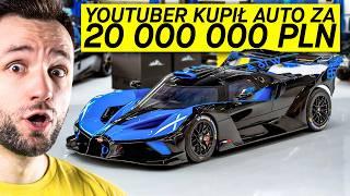 YouTuber odebrał BUGATTI BOLIDE! - MotoNEWS