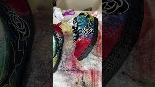 How do you feel about this method?  #shoes #kicks #custom #diy #kizokicks